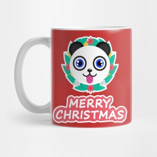 Cute Panda Welcome Christmas Mug